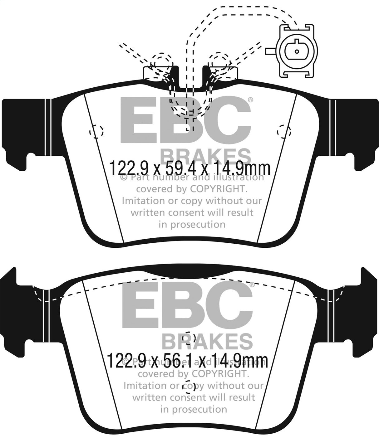 EBC Brakes UD1989 Ultimax OEM Replacement Brake Pads - Roam Overland Outfitters