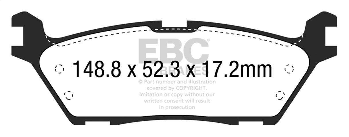 EBC Brakes UD1790 Ultimax OEM Replacement Brake Pads - Roam Overland Outfitters
