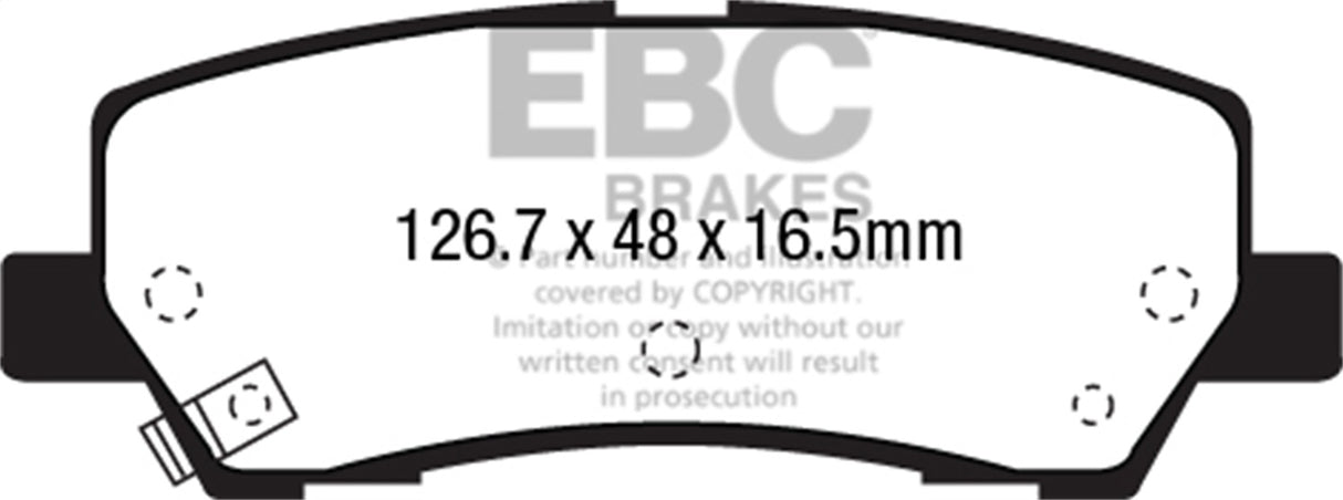 EBC Brakes UD1793 Ultimax OEM Replacement Brake Pads - Roam Overland Outfitters