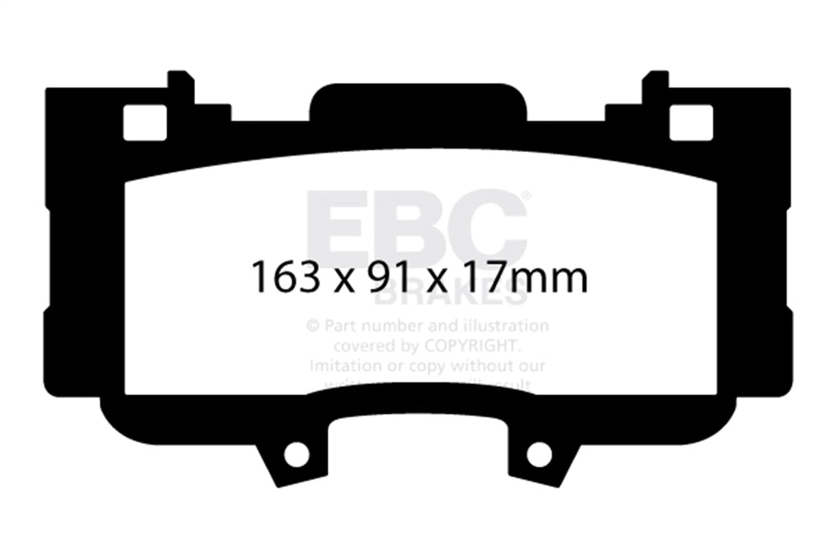 EBC Brakes UD1784 Ultimax OEM Replacement Brake Pads - Roam Overland Outfitters