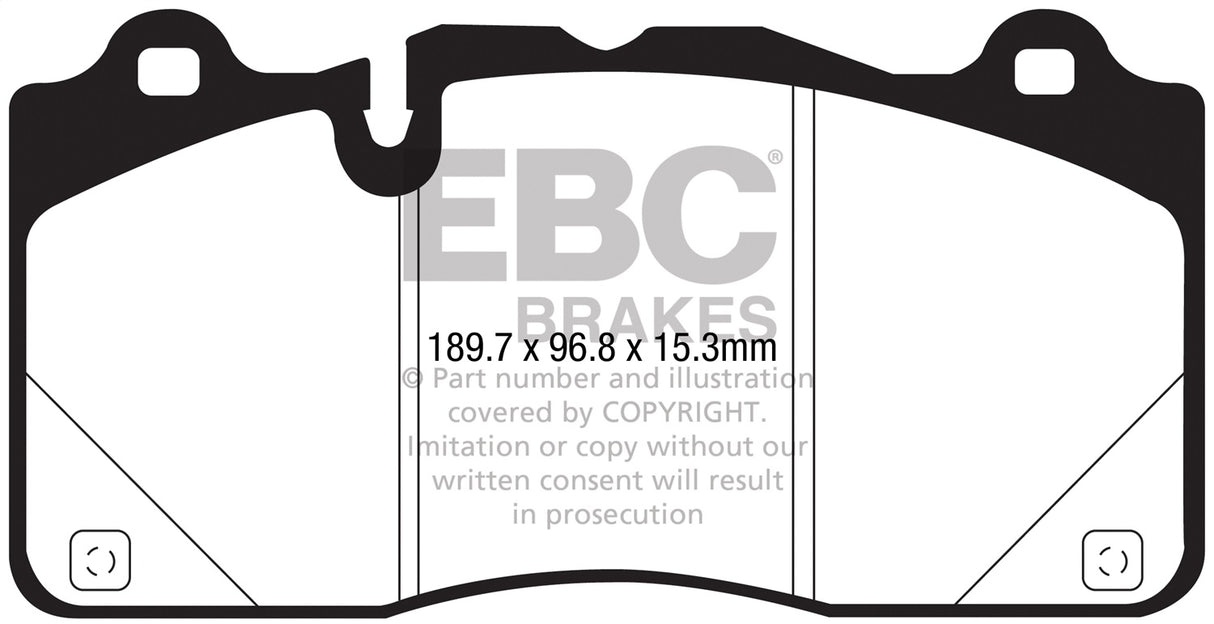 EBC Brakes UD1835 Ultimax OEM Replacement Brake Pads - Roam Overland Outfitters