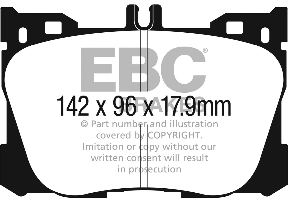 EBC Brakes UD1871 Ultimax OEM Replacement Brake Pads - Roam Overland Outfitters