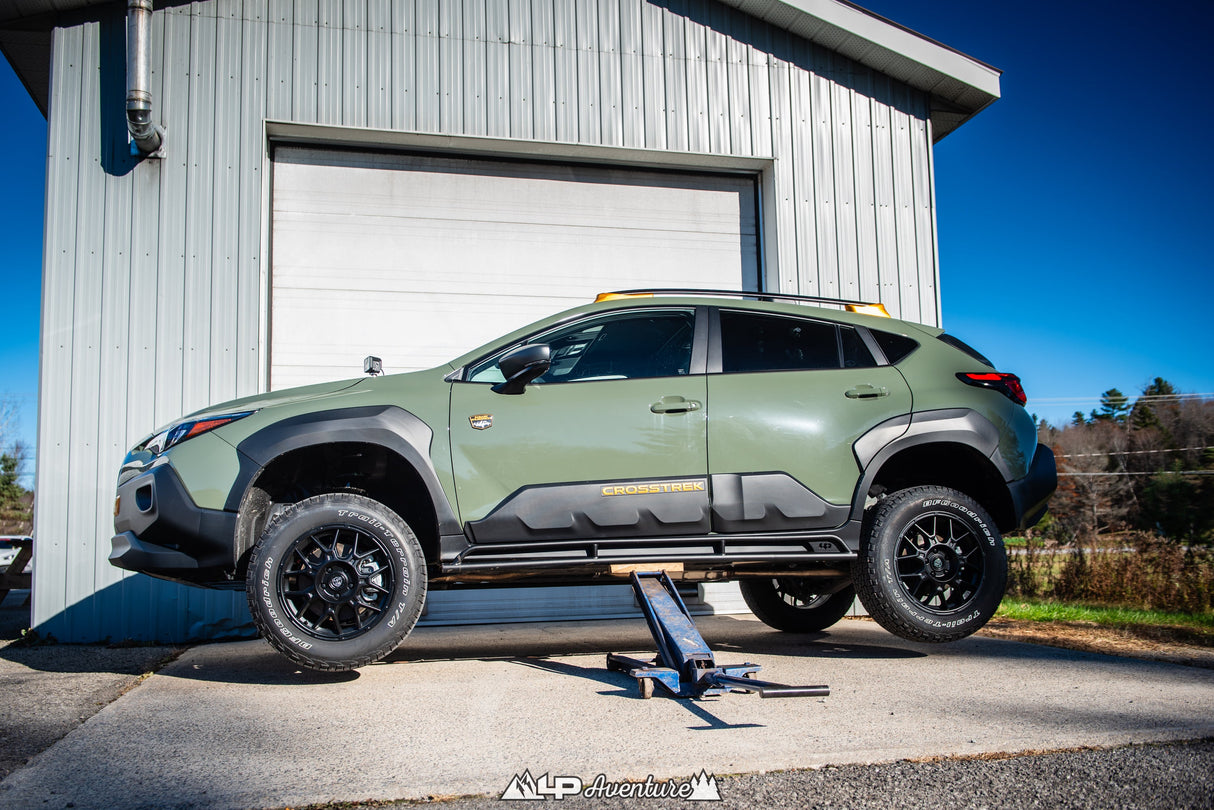 LP Aventure Rock sliders - Subaru Crosstrek - 2018-2024 / Crosstrek Wilderness 2024+ - Roam Overland Outfitters
