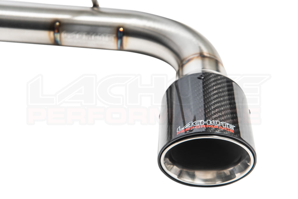 Lachute Performance muffler delete - 2013-2017 Subaru XV Crosstrek/2012-2016 Subaru Impreza Hatch - Carbon fiber tip - Roam Overland Outfitters