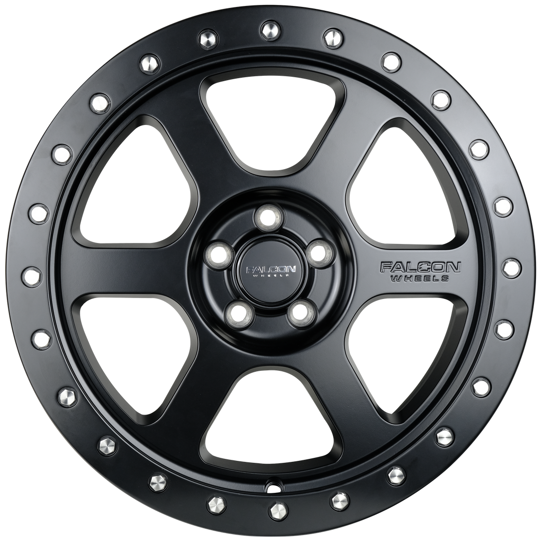 Falcon Wheels V1 17x8 in Matte Black - Roam Overland Outfitters