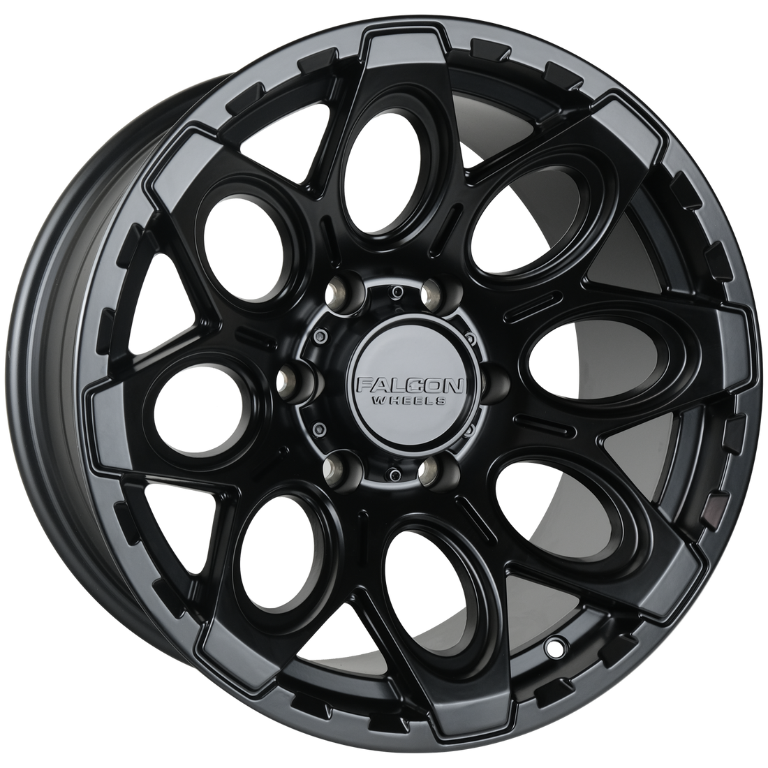 Falcon Wheels T6 17x9 in Matte Black - Roam Overland Outfitters
