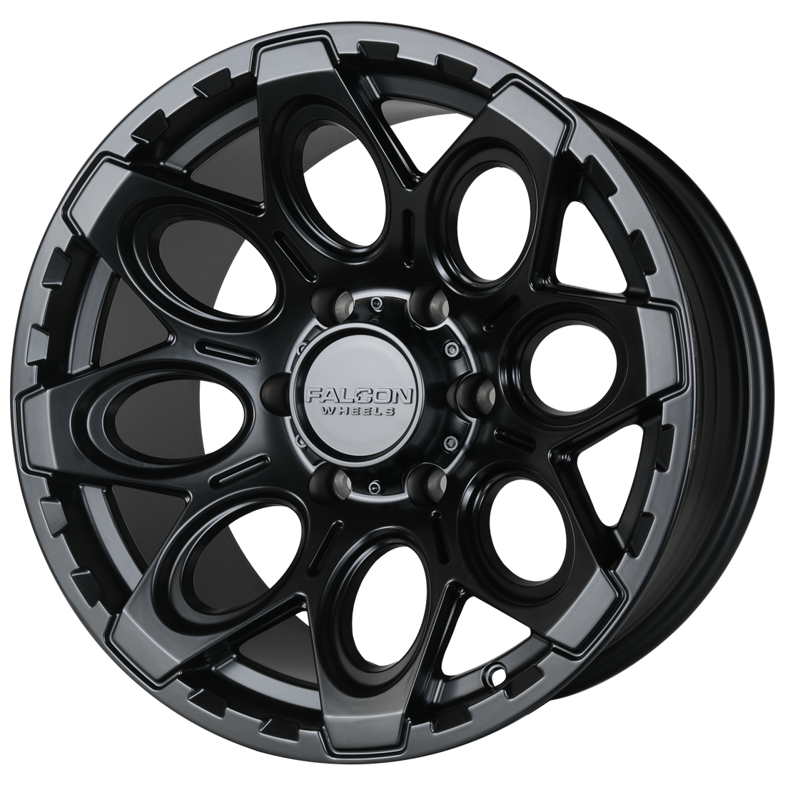 Falcon Wheels T6 17x9 in Matte Black - Roam Overland Outfitters