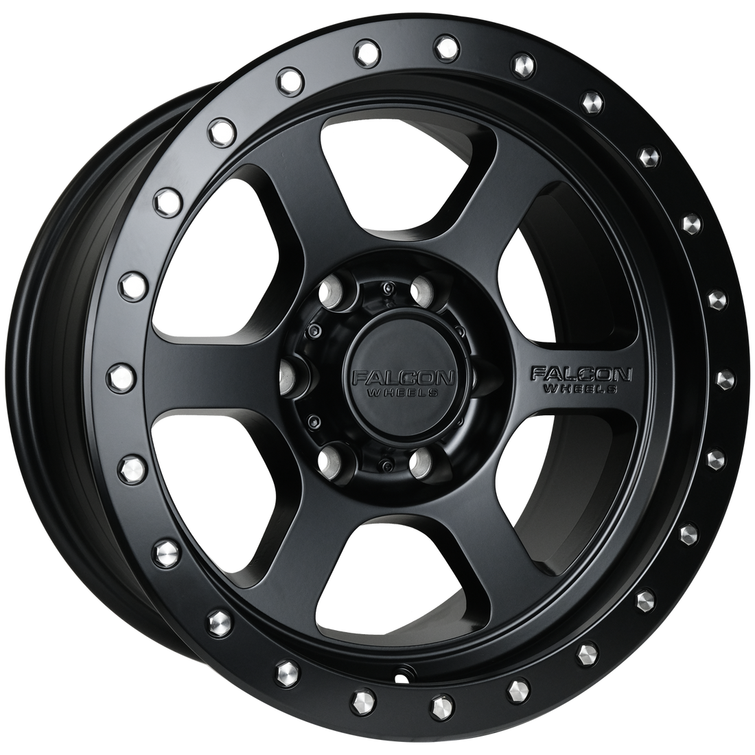 Falcon Wheels T1 17x9 in Matte Black - Roam Overland Outfitters