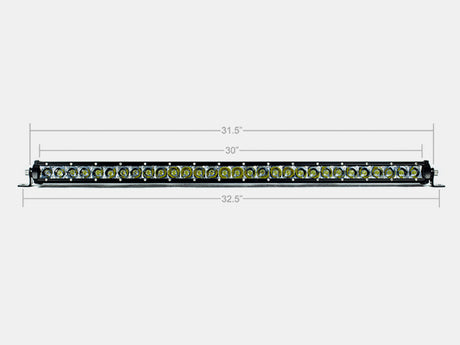 32" Slim Single Row LED Bar (Amber) - Roam Overland Outfitters