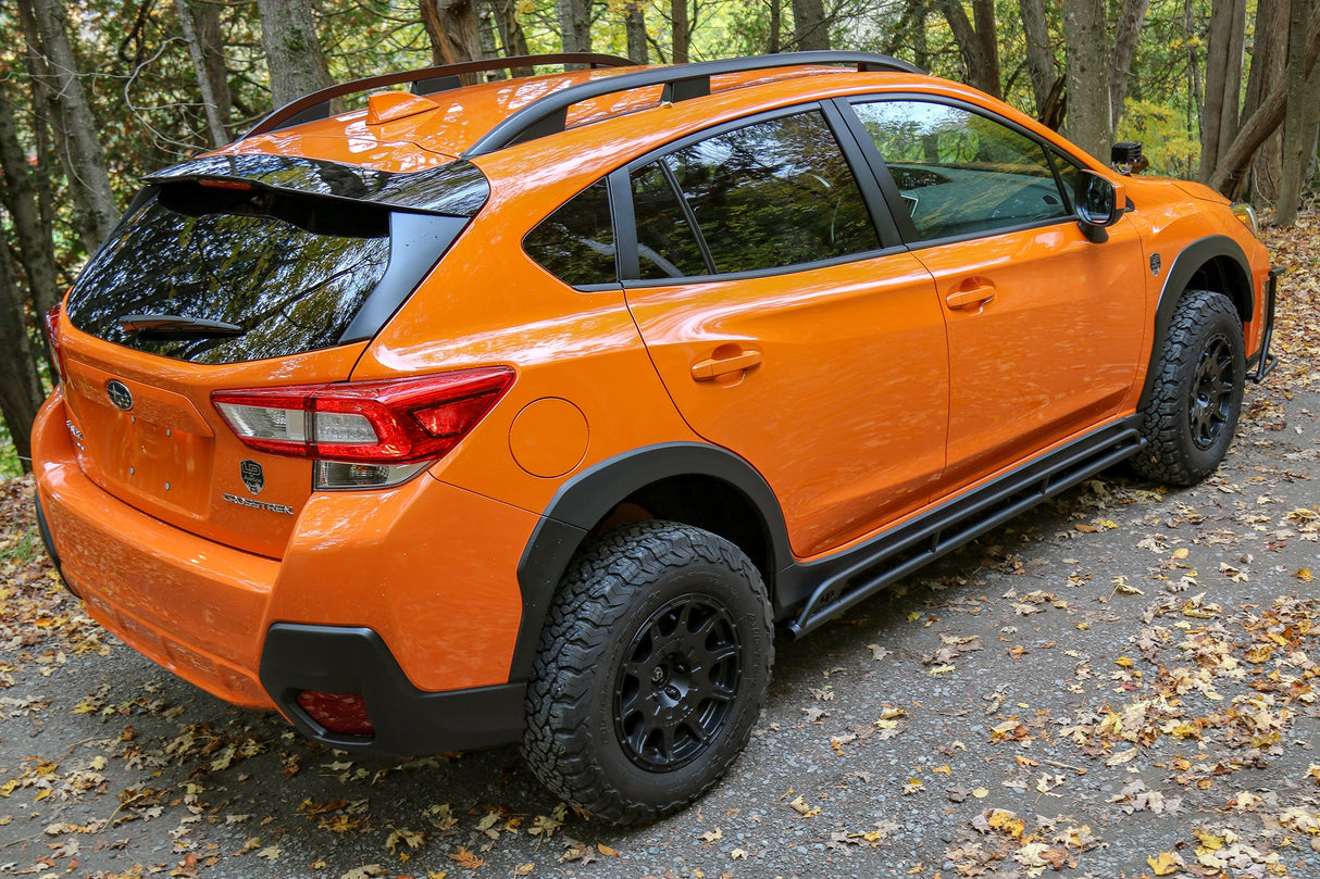 LP Aventure Rock sliders - Subaru Crosstrek - 2018-2024 / Crosstrek Wilderness 2024+ - Roam Overland Outfitters