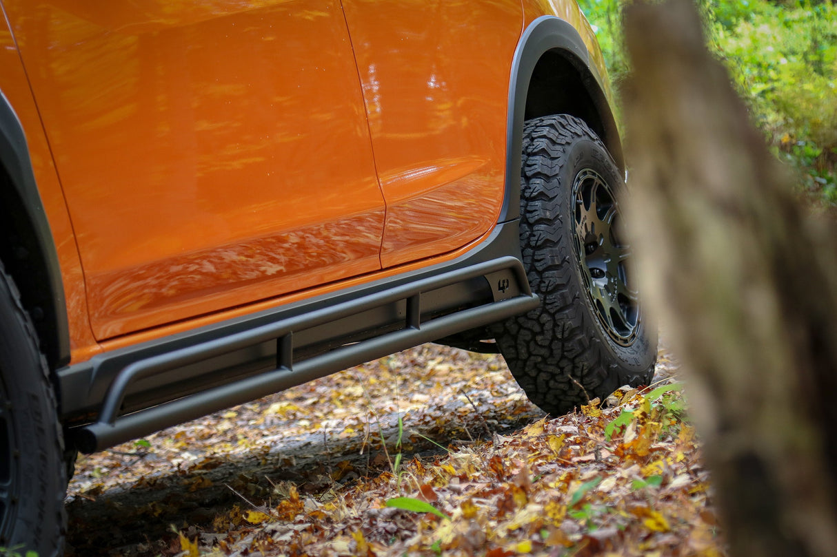 LP Aventure Rock sliders - Subaru Crosstrek - 2018-2024 / Crosstrek Wilderness 2024+ - Roam Overland Outfitters