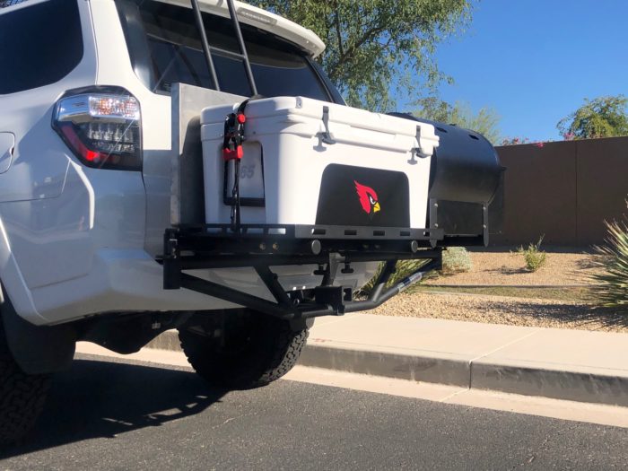 Westcott Designs Universal Hitch Mount Rack w/ Cooler/Work Table and Grill Mount - Roam Overland Outfitters