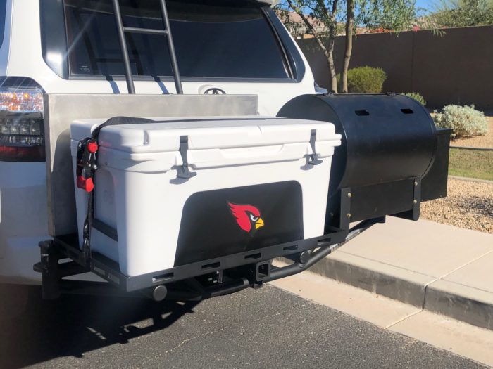 Westcott Designs Universal Hitch Mount Rack w/ Cooler/Work Table and Grill Mount - Roam Overland Outfitters
