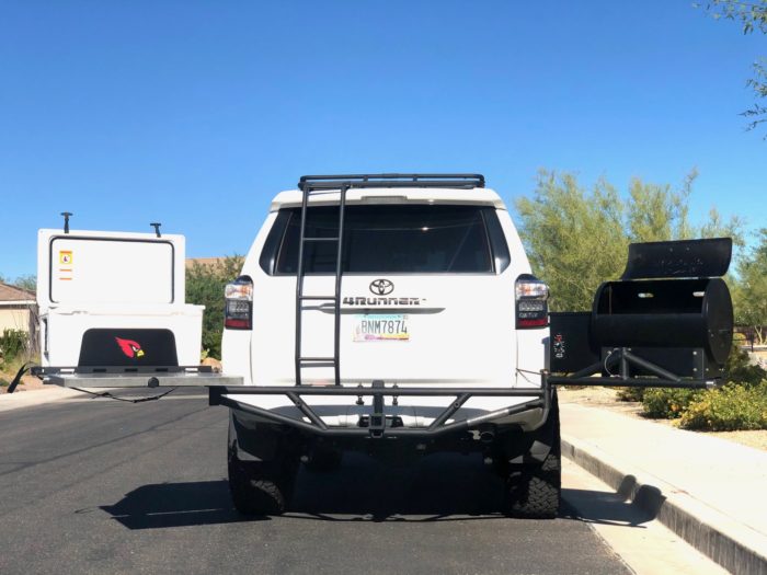 Westcott Designs Universal Hitch Mount Rack w/ Cooler/Work Table and Grill Mount - Roam Overland Outfitters