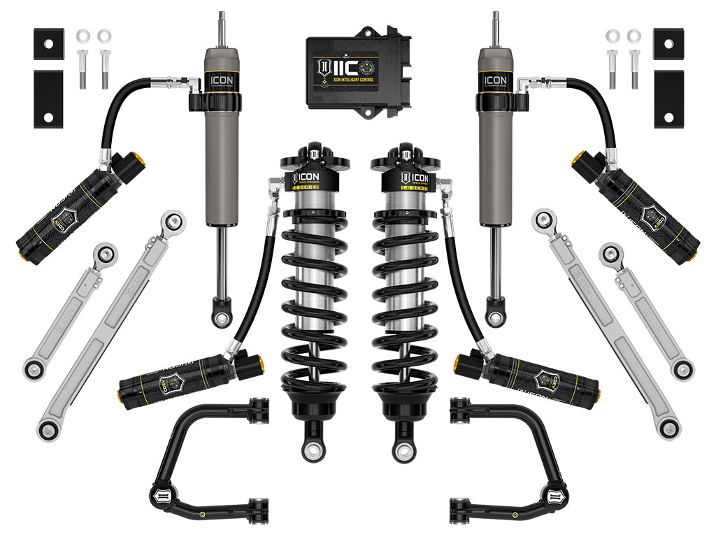 ICON 22-23 Toyota Tundra 2-3.25" Lift Stage 4 3.0 Suspension System Tubular - Roam Overland Outfitters