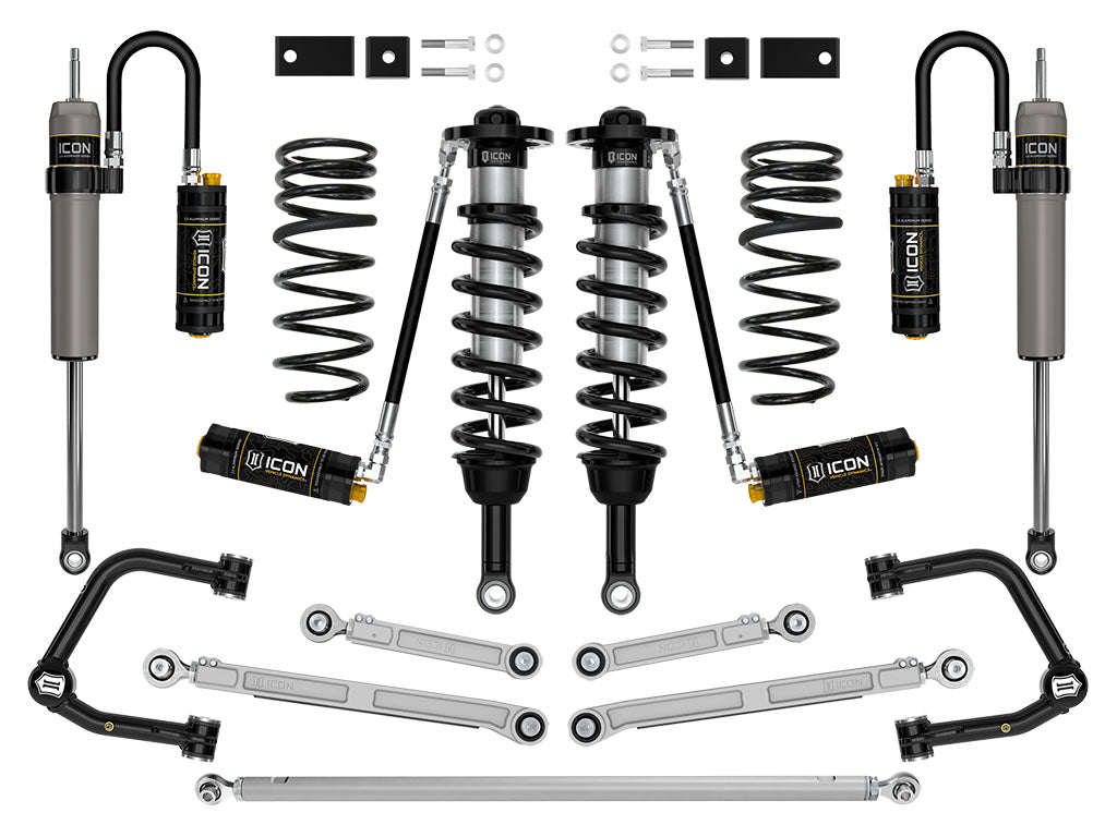 ICON 2023 Toyota Sequoia 3-4.5" Lift Stage 10 Suspension System Tubular - Roam Overland Outfitters