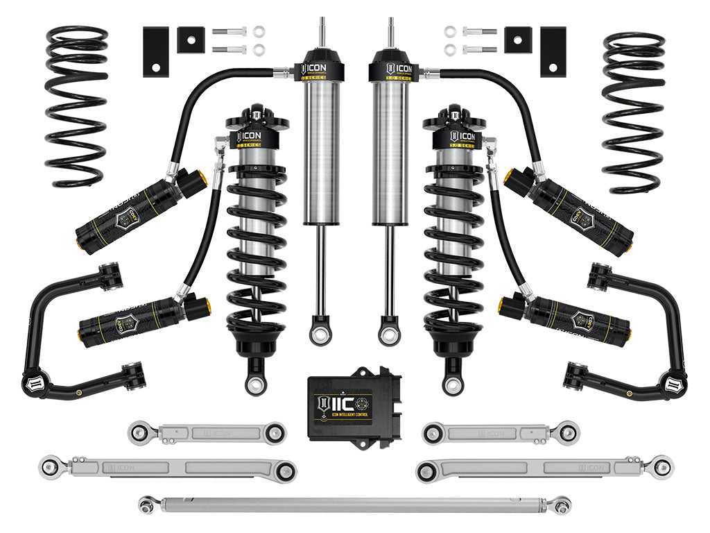 ICON 2023 Toyota Sequoia 3-4.25" Lift Stage 4 3.0 Suspension System Tubular - Roam Overland Outfitters