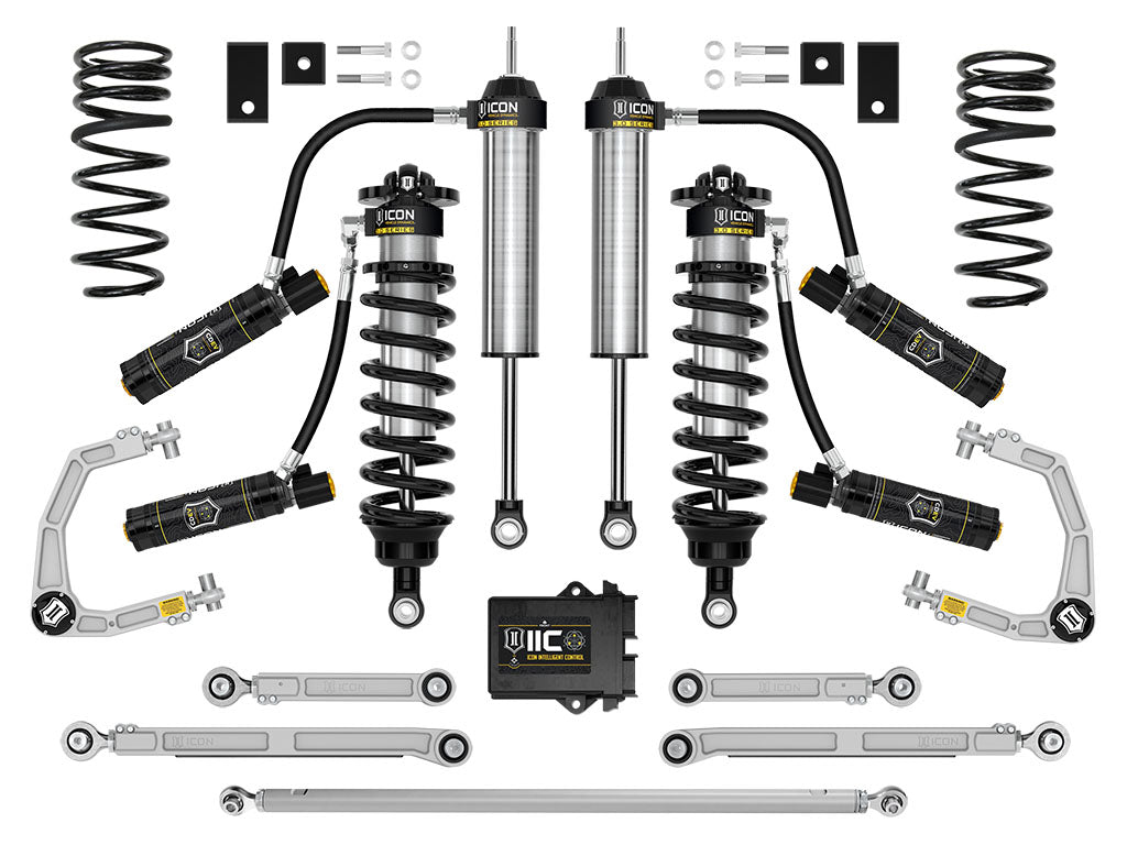 ICON 2023 Toyota Sequoia 3-4.25" Lift Stage 4 3.0 Suspension System Billet - Roam Overland Outfitters