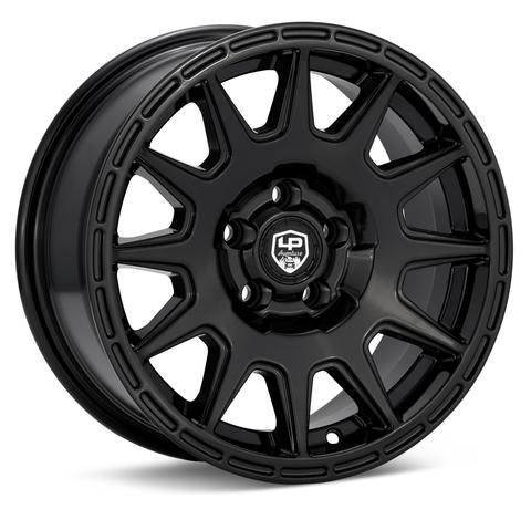 LP AVENTURE WHEELS - LP1 - 15X7 ET15 5X100 - GLOSS BLACK - Roam Overland Outfitters