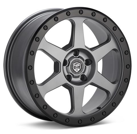 LP AVENTURE WHEELS - LP3 - 18X8 ET38 5X100 - GREY W/BLACK RING - Roam Overland Outfitters
