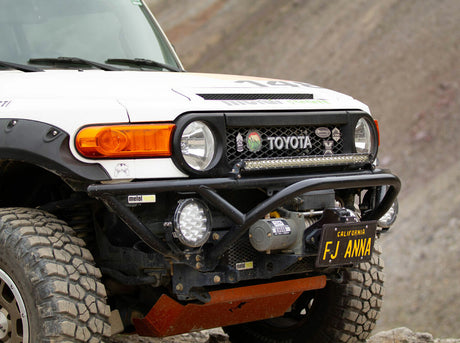 Metal Tech Front Tube Bumper w/ Winch Mount | Toyota FJ Cruiser 2007-2014 - Roam Overland Outfitters