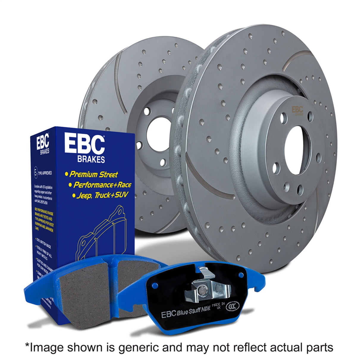EBC Brakes S6KF1241 S6 Kits Bluestuff and GD Rotors - Roam Overland Outfitters