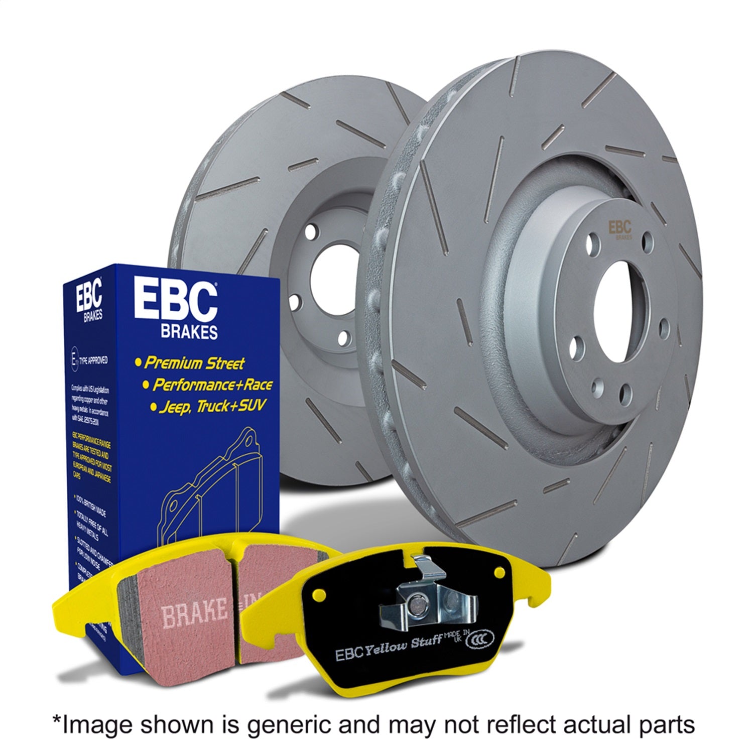 EBC Brakes S9KF1513 S9 Kits Yellowstuff and USR Rotors