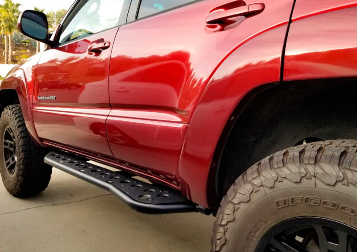 2010-2022 TOYOTA 4RUNNER STEP EDITION BOLT ON ROCK SLIDERS - Roam Overland Outfitters