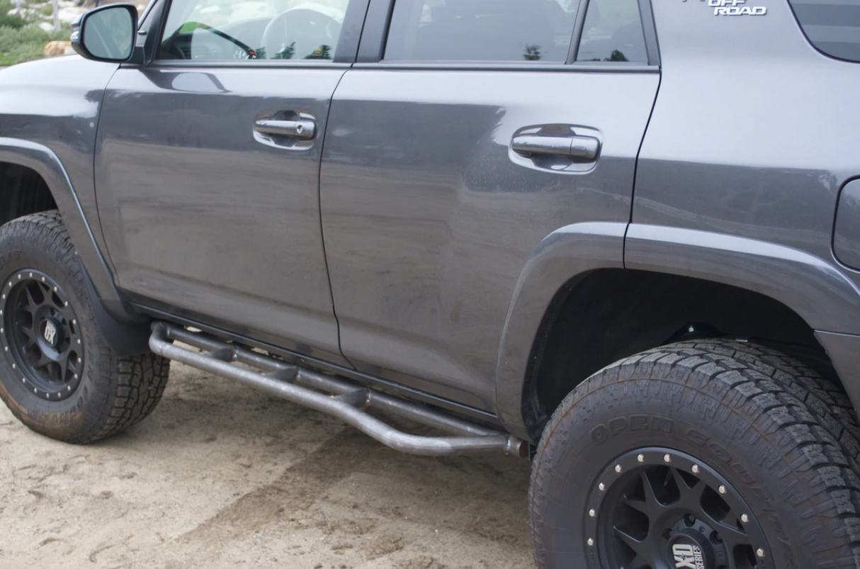 2010-2022 TOYOTA 4RUNNER STEP EDITION BOLT ON ROCK SLIDERS - Roam Overland Outfitters