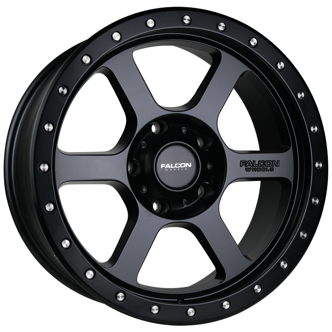 Falcon Wheels T1 17x9 in Matte Black - Roam Overland Outfitters