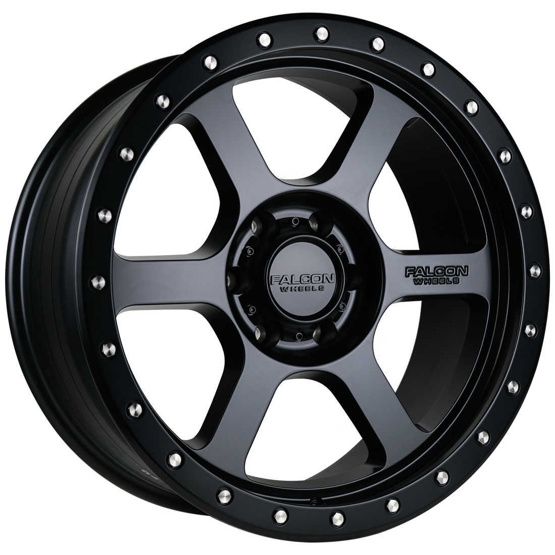 Falcon Wheels T1 17x9 in Matte Black - Roam Overland Outfitters