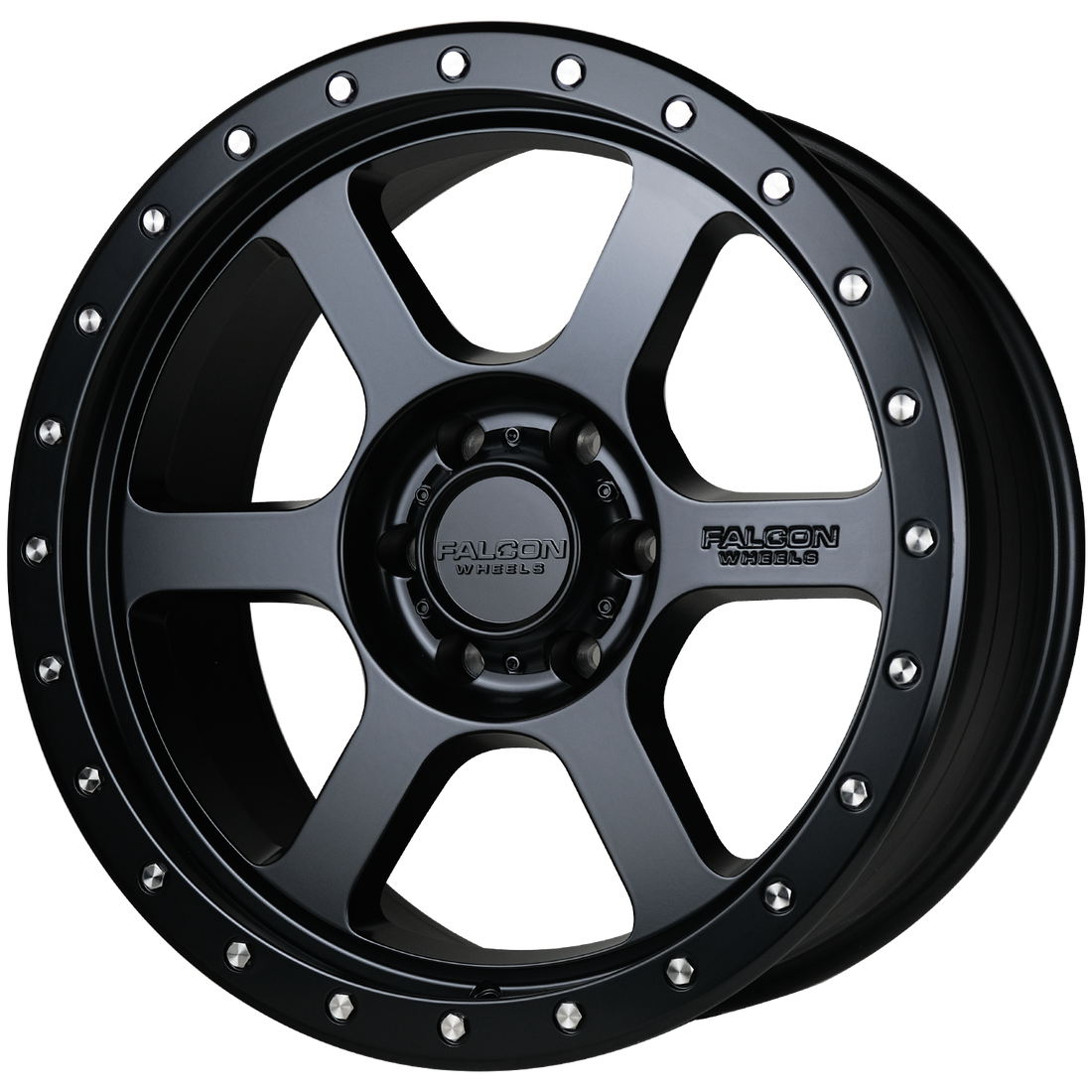 Falcon Wheels T1 17x9 in Matte Black - Roam Overland Outfitters