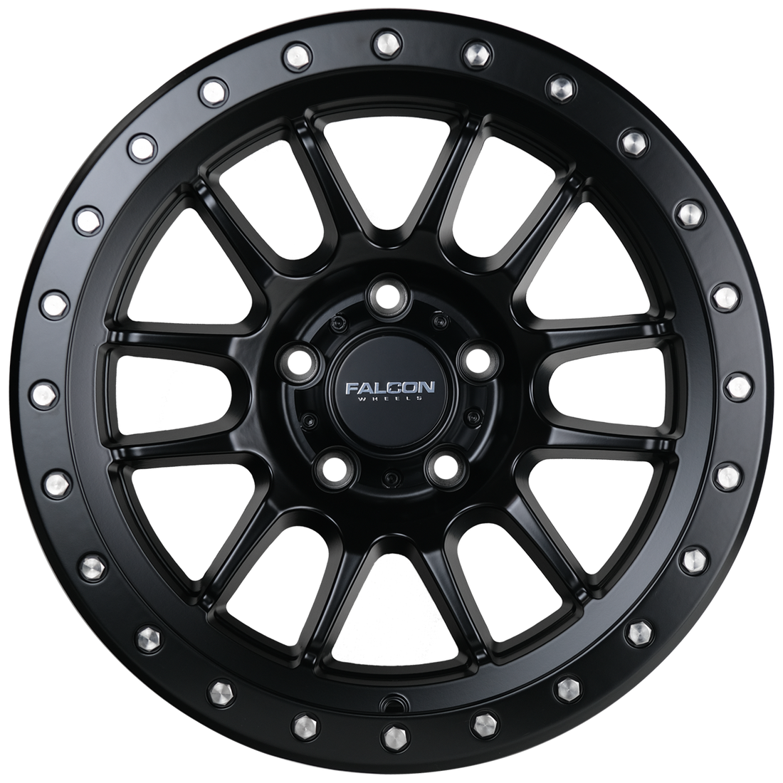 Falcon Wheels T7 17x9 in Matte Black - Roam Overland Outfitters
