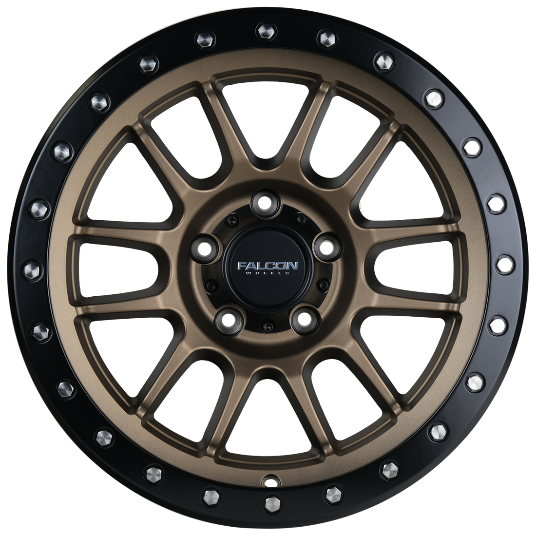 Falcon Wheels T7 17x9 in Matte Bronze - Roam Overland Outfitters