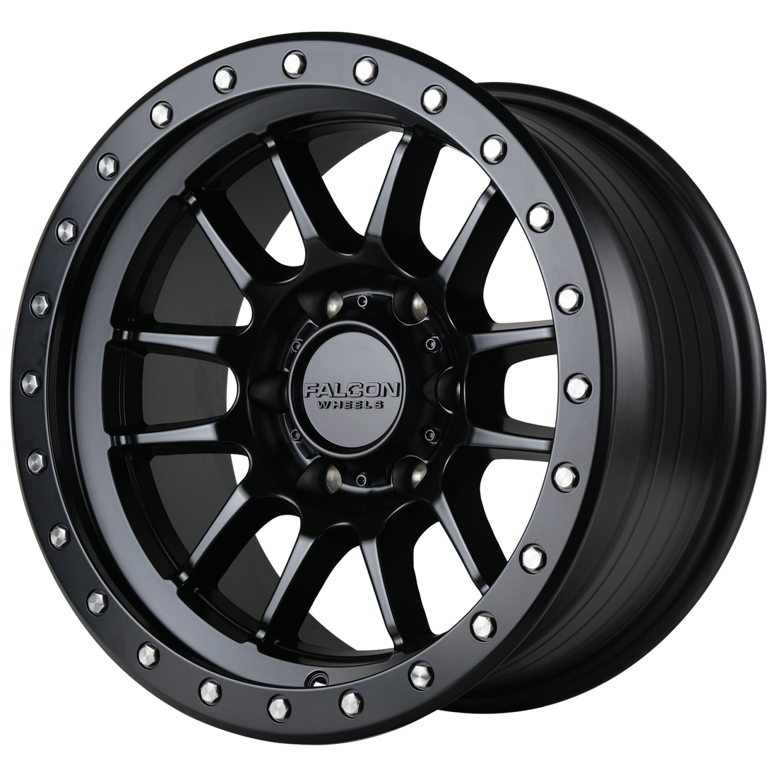 Falcon Wheels T7 17x9 in Matte Black - Roam Overland Outfitters