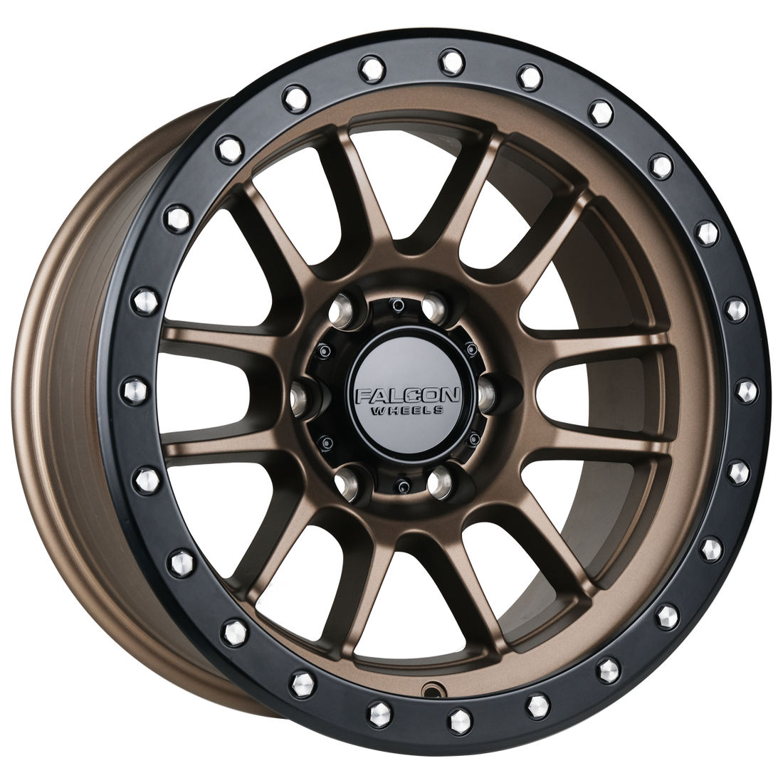 Falcon Wheels T7 17x9 in Matte Bronze - Roam Overland Outfitters