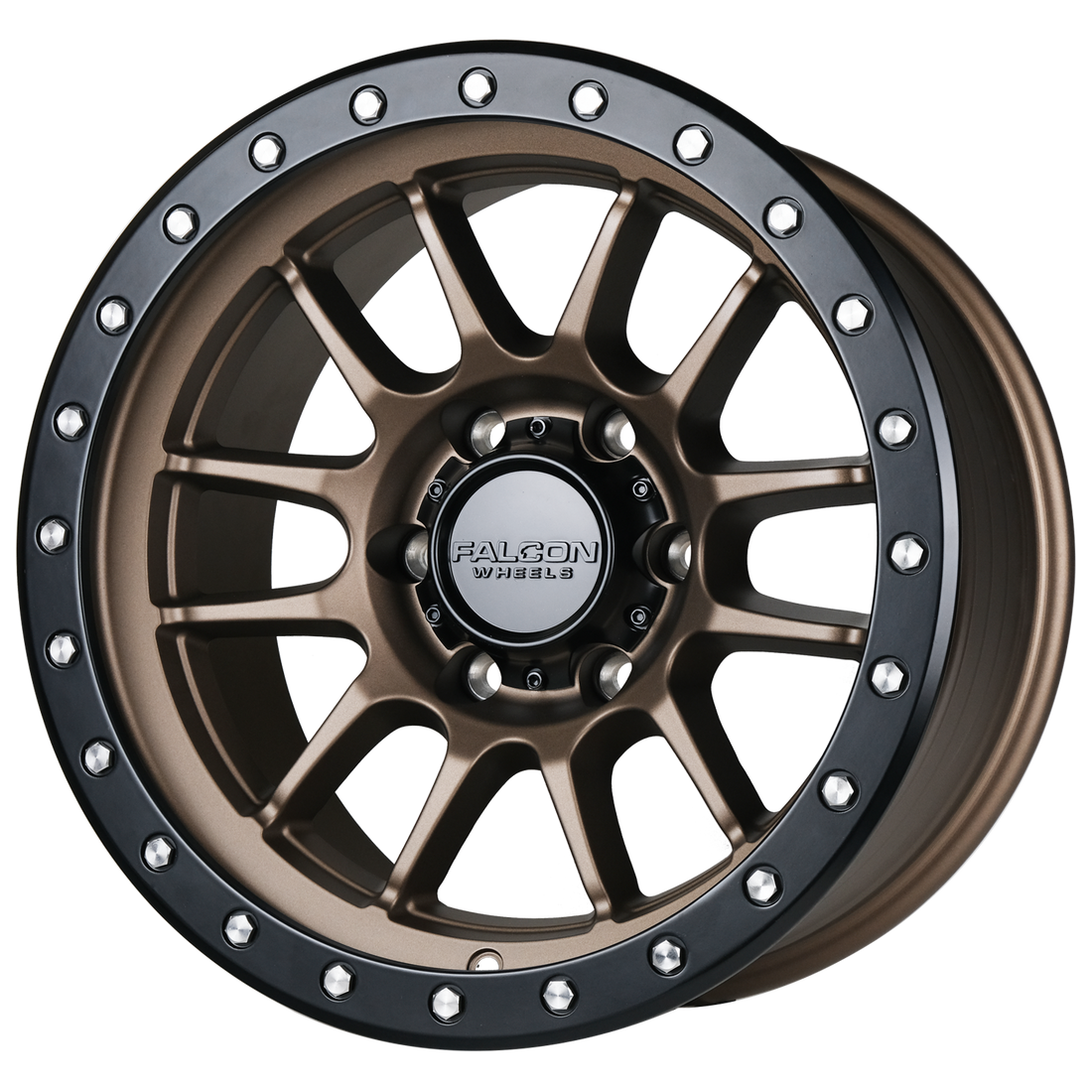 Falcon Wheels T7 17x9 in Matte Bronze - Roam Overland Outfitters