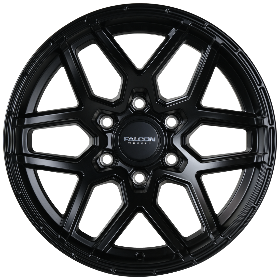 Falcon Wheels T9 Atlas 17x9 in Matte Black - Roam Overland Outfitters