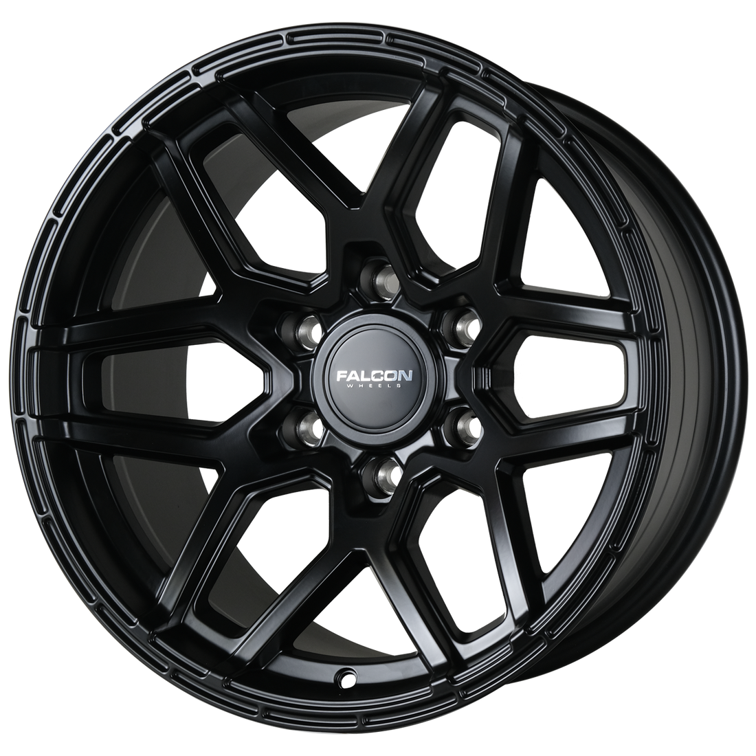 Falcon Wheels T9 Atlas 17x9 in Matte Black - Roam Overland Outfitters