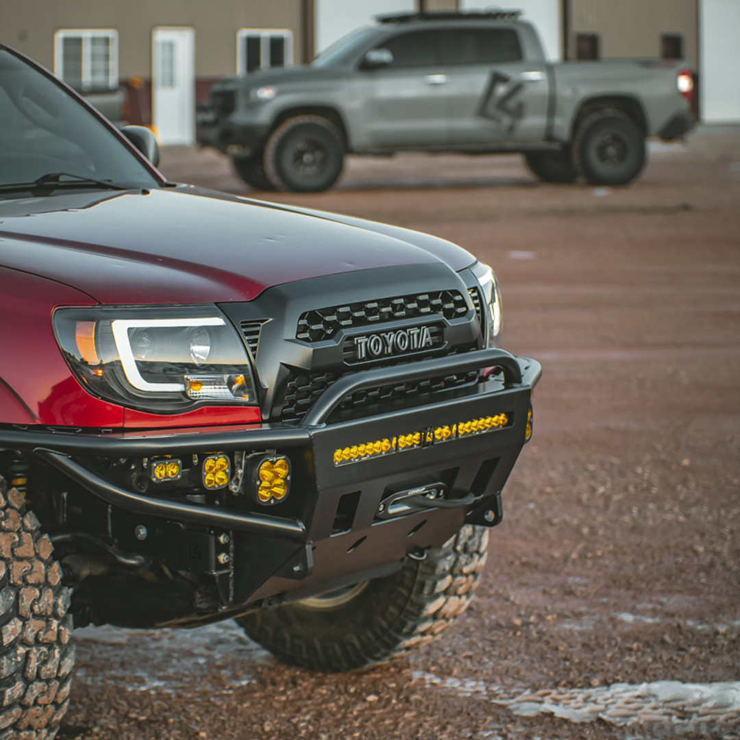 Tacoma Hybrid Front Bumper / 2nd Gen / 2005-2011 - Roam Overland Outfitters