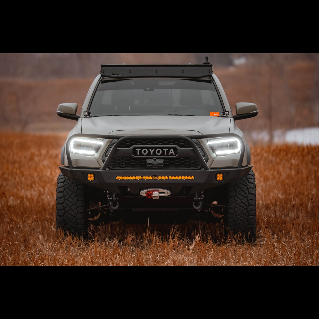 Tacoma Overland Front Bumper / 3rd Gen / 2016+ - Roam Overland Outfitters