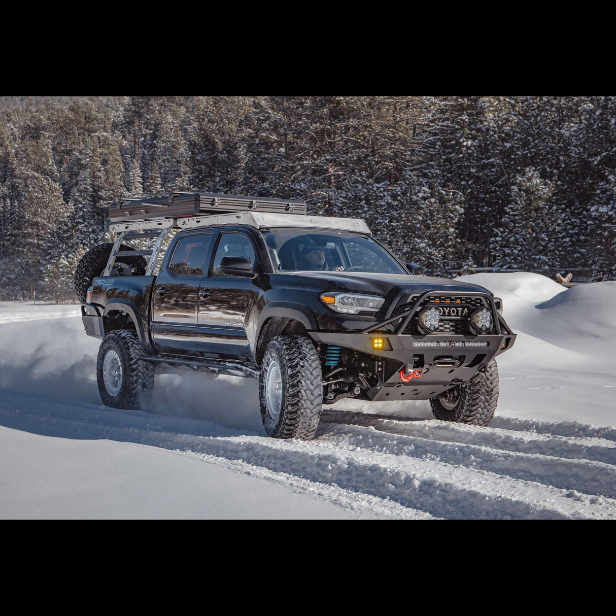 Tacoma Overland Front Bumper / 3rd Gen / 2016+ - Roam Overland Outfitters