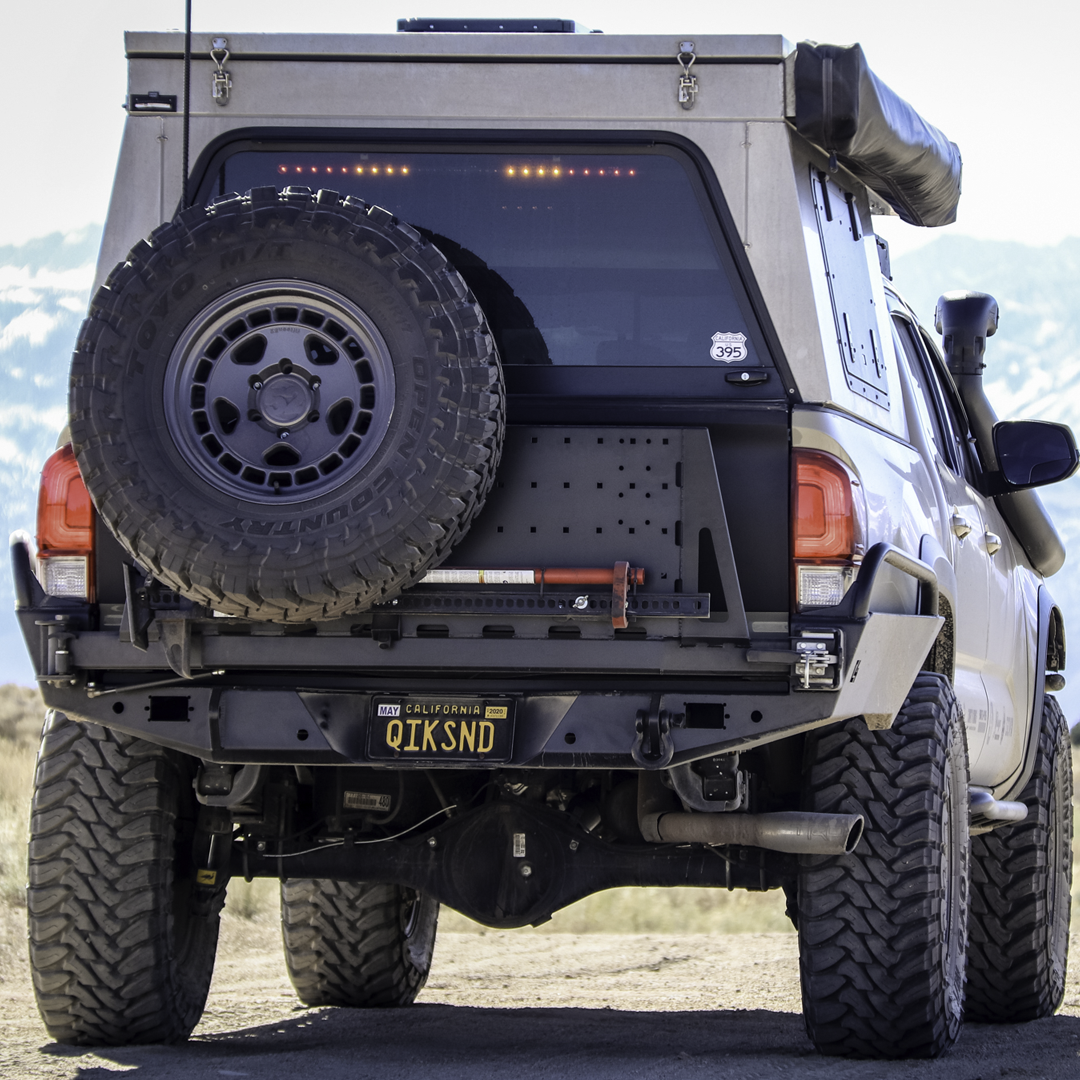Tacoma Overland Series High Clearance Rear Bumper / 3rd Gen / 2016+ - Roam Overland Outfitters