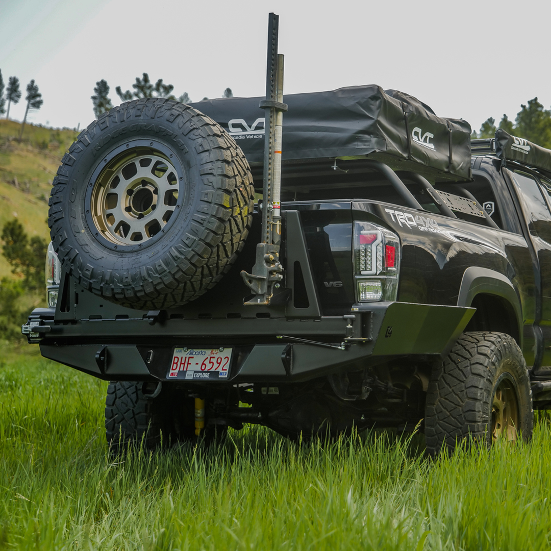 Tacoma Overland Series High Clearance Rear Bumper / 3rd Gen / 2016+ - Roam Overland Outfitters