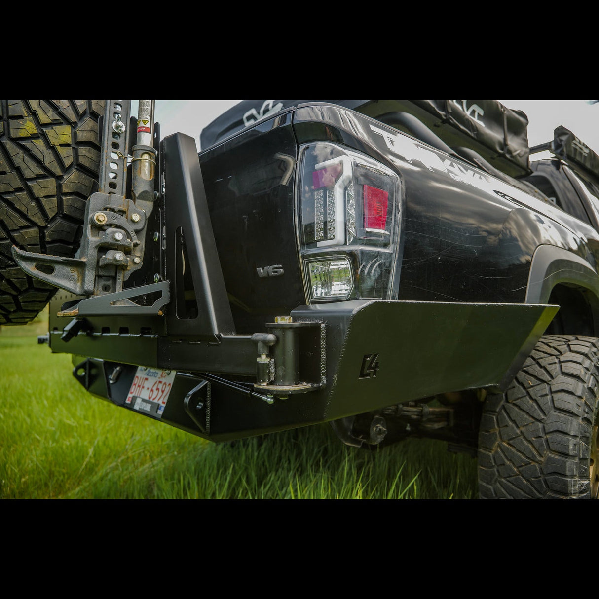 Tacoma Overland Series High Clearance Rear Bumper / 3rd Gen / 2016+ - Roam Overland Outfitters