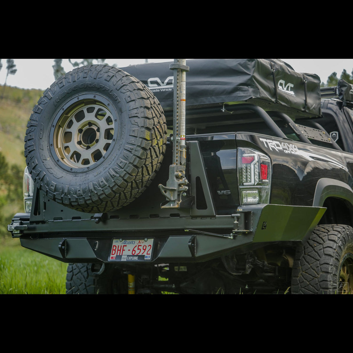 Tacoma Overland Series High Clearance Rear Bumper / 3rd Gen / 2016+ - Roam Overland Outfitters