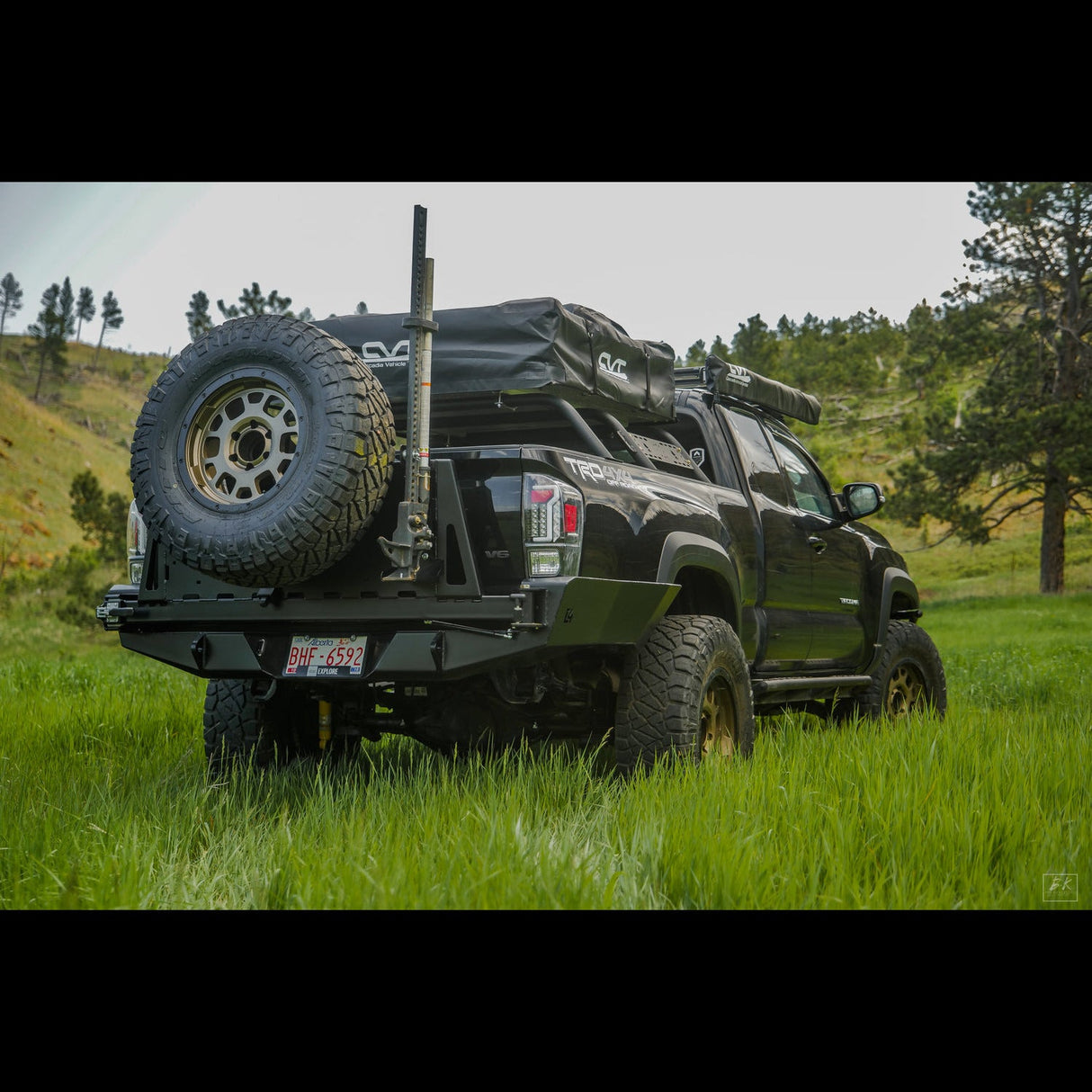 Tacoma Overland Series High Clearance Rear Bumper / 3rd Gen / 2016+ - Roam Overland Outfitters