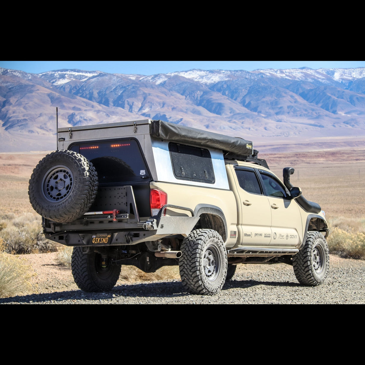 Tacoma Overland Series High Clearance Rear Bumper / 3rd Gen / 2016+ - Roam Overland Outfitters