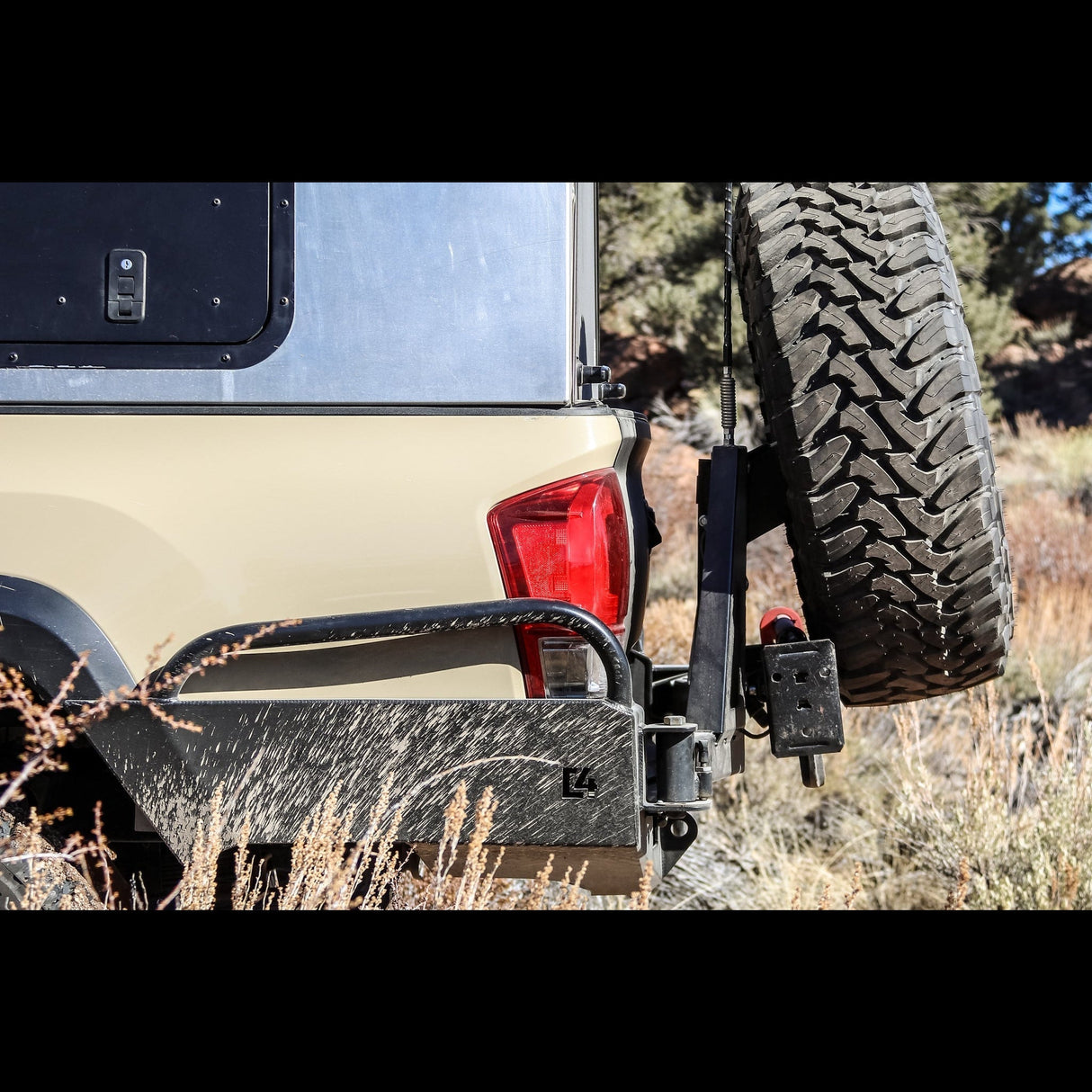 Tacoma Overland Series High Clearance Rear Bumper / 3rd Gen / 2016+ - Roam Overland Outfitters