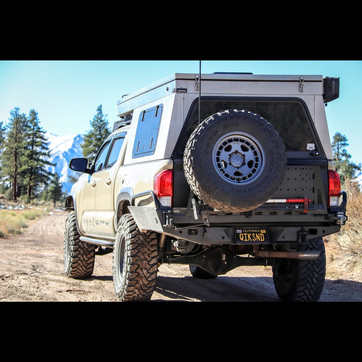 Tacoma Overland Series High Clearance Rear Bumper / 3rd Gen / 2016+ - Roam Overland Outfitters